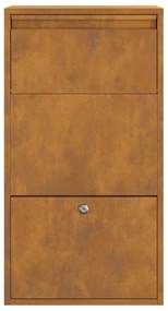 Caixa de Entrega de Pacotes 44x22x82 cm Aço Envelhecido