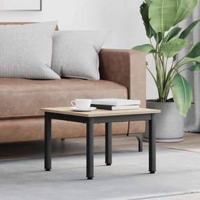 vidaXL Mesa de centro Sonoma 50 x 50 x 36 cm Madeira processada