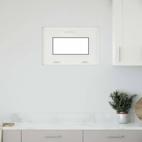 vidaXL Janela de porão RISOR 60x40 cm basculante 2 vidros antracite
