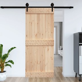 154434 vidaXL Porta NARVIK 95x210 cm madeira de pinho maciça