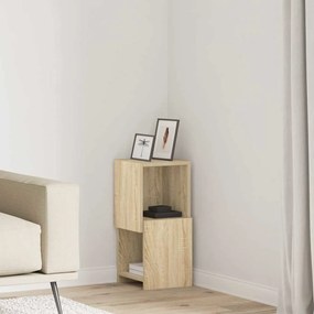 vidaXL Armário de canto Carvalho Sonoma 25,5x25x55cm