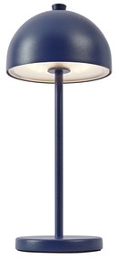 Candeeiro de mesa azul com LED IP54 recarregável com estação de carregamento - Squirrel Moderno