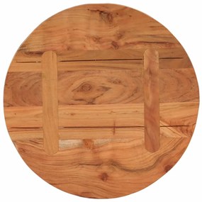 Tampo de mesa redondo Ø40x3,8 cm madeira de acácia maciça