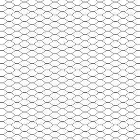 Cerca Hexagonal vidaXL Cinza 1,6x50 m Aço, Postes de Cerca vidaXL com