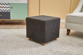 Pouffe Ranma Gabbana – Anthracite Copper – 40x40x40 cm
