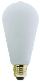 Dimmable LED Bulb Edison ST64 E27 6W 2700K White Matt