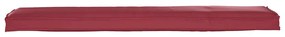 Capa de Palete pro Banco Vermelho Vinho 180x40x8 cm, Tecido Oxford