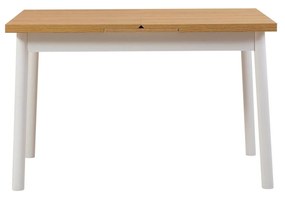 Mesa de Jantar Extensível Oliver – Branco – 120-153 x 77 x 75 cm