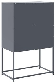 Aparador alto 68,5x38,5x107 cm aço antracite