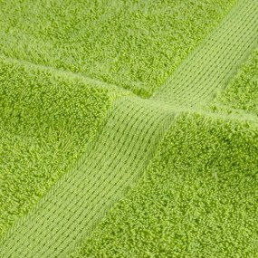 6pcs Conjunto toalhas banho premium SOLUND 600 gsm verde maça