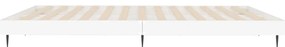 Estrutura de cama 140x200 cm derivados de madeira branco