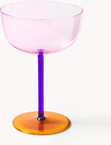 Taças de champanhe artesanais em vidro borossilicato Karisa, conjunto de 4