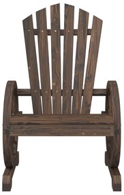 Cadeiras Adirondack para jardim 4 pcs madeira de abeto maciça