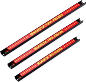 Tiras magnéticas Ferramentas Barra de ferramentas Suporte de ferramentas Suporte magnético para oficina Garagem Cozinha