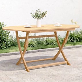 vidaXL Mesa de jardim dobrável 160x85x75 cm madeira de acácia maciça