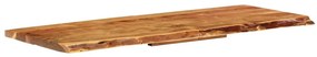 Tampo p/ móvel toucador WC 140x52x3,8 cm madeira acácia maciça