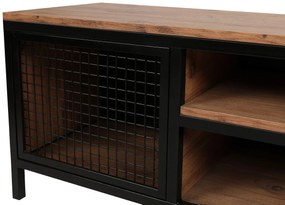 Móvel TV Zeno – Pinheiro Preto – 150 cm x 47 cm x 40 cm