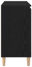 Sideboard vidaXL Carvalho Preto 101x35x60 cm em Madeira de Engenharia