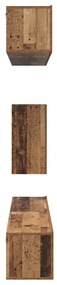 Conjunto de móvel de TV 6 pcs Madeira antiga Standard Médio