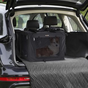 Transportadora para animais de estimação 70 x 52 x 52 cm Preto