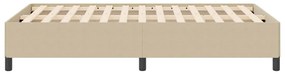 Cama vidaXL Verde Claro Cinza 120x200 cm Tecido Canelado