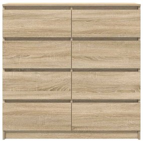 Aparador 100x35x99 cm derivados de madeira cor carvalho sonoma