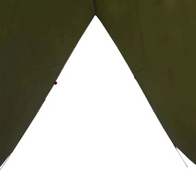 Lona de campismo 366x306 cm impermeável verde azeitona