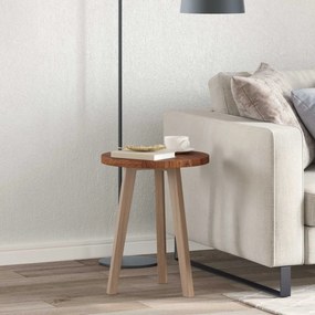 vidaXL Tampo de Mesa Marrom Claro Ø 40 x 2,5 cm