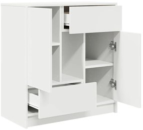 Aparador c/ gavetas e portas 70,5x34x74,5 cm branco