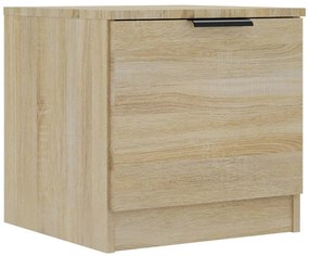 Mesas de cabeceira 2 pcs 40x39x40 cm carvalho sonoma