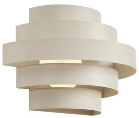 Candeeiro de Parede Moderno Bege Incl. LED Regulável em 3 Níveis - Lines Moderno