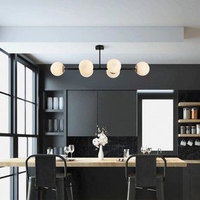 Candeeiro de Teto Fazli – Preto Antique Creme – 110 x 40 x 35 cm