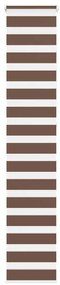 vidaXL Cortina de zebra 45x230 cm largura do tecido 40,9 cm poliéster