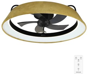 Ventoinha de teto EnergySilence LampAero 600 Green Design de design com motor DC, com potência de 20 W