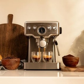 Máquina café Power Espresso 20 Barista Mini Barista com 20 bares, manômetro e termobloco