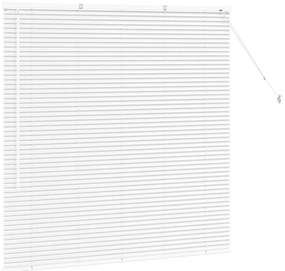 Persiana de Janela com cortinas Outros Manual Branco 130 x 130 cm Alum