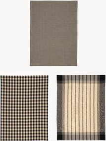 Panos de cozinha em algodão Campagne, conjunto de 3