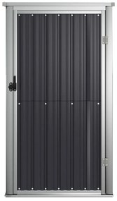 Abrigo ferramentas jardim 88x89x161cm aço galvanizado antracite