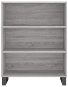 Armário alto 69,5x34x180 cm derivados de madeira sonoma cinza