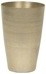 Vaso decorativo em alumínio dourado 31 cm AMRIT Beliani