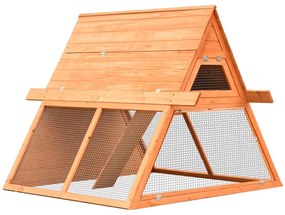 vidaXL Coelheira em pinho e abeto maciços 152x128x108 cm
