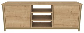Móvel TV Otis – Carvalho Dourado – 140 cm x 35,3 cm x 50,8 cm