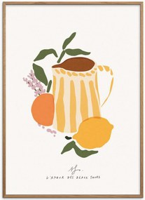 Impressão digital emoldurada L'Amour des Beaux Jours