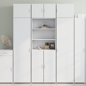 vidaXL Armário alto 70x42,5x185 cm derivados de madeira branco