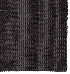 Tapete de sisal para poste arranhador 66x350 cm preto