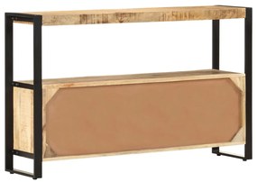 Armário lateral 120x30x75 cm madeira de mangueira maciça