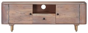 Móvel de TV 118x30x40 cm madeira de acácia maciça