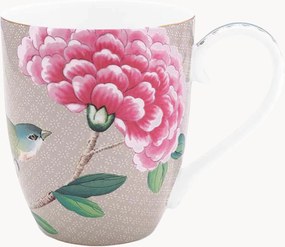 Canecas grandes de café Blushing Brids, conjunto de 6