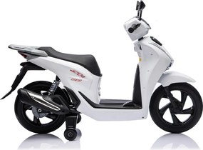 Mota eletrica bateria 12V para Crianças Scooter HONDA SH125I Branca