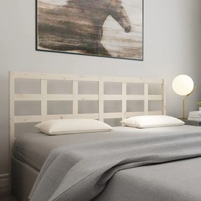 Cabeceira de cama 185,5x4x100 cm pinho maciço